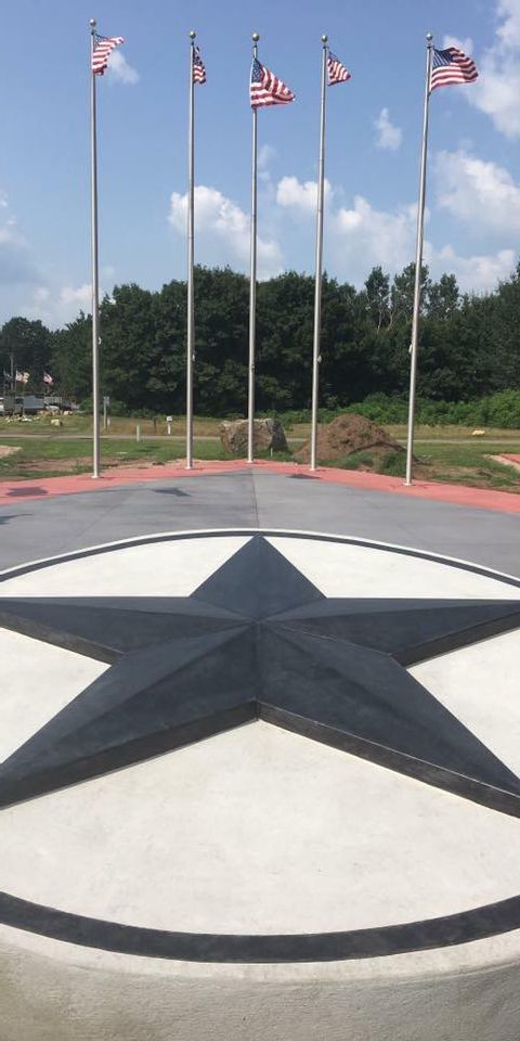 Concrete Veterans Memorial photo