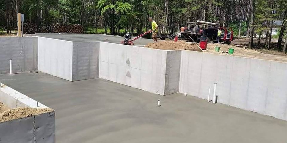 Concrete Foundation for New Home photo