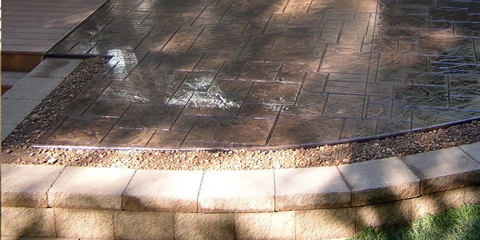 Decorative Concrete for Patio photo